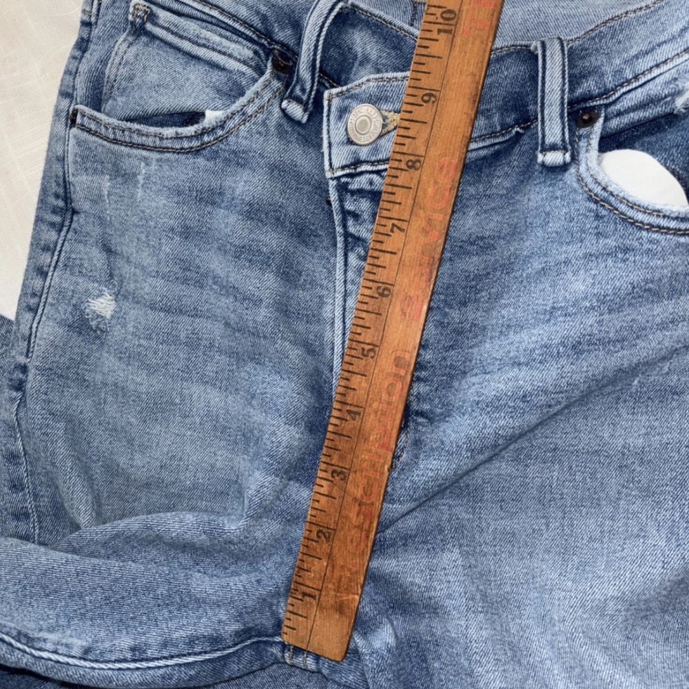 Abercrombie & fitch super skinny ankle high rise Distressed Jeans Size 27 4 R - Picture 9 of 9